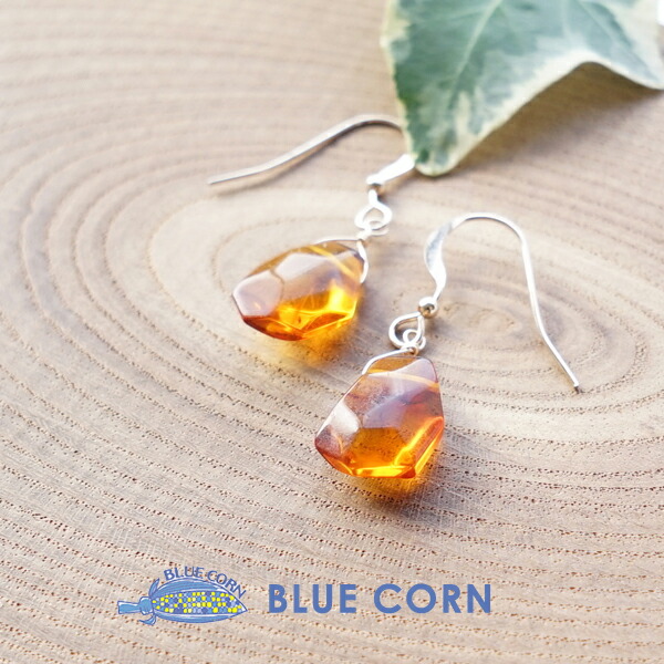 楽天市場】アンバー ピアス イヤリング 黄金の花びらのようにきらめく