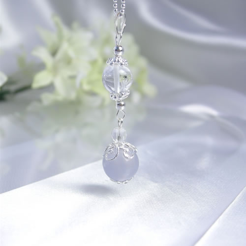 ブルーカルセドニー　 ペンダントトップ　和名: 玉髄(ぎょくずい)♥ 楽天市場】ブルー カルセドニー シルバー ペンダントトップ オーバル