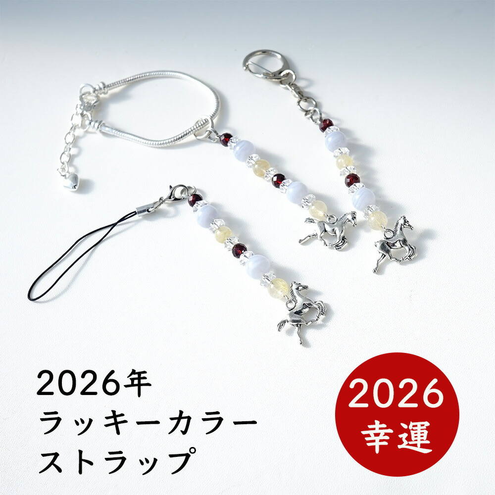 楽天市場】2025年 風水 ラッキーカラー パワーストーン ストラップ