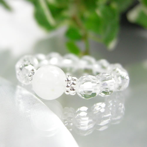 パワーストーン パワーストーンリングアゼツライト 天然石 パワーストーン 水晶メンズ レディース 癒し 浄化 幸運 天然石画像