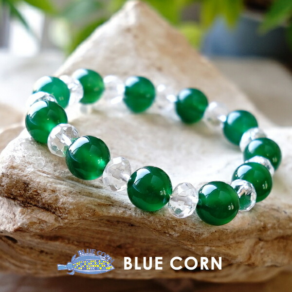 「厄除け・健康運UP」グリーンアゲート天然石　ブレスレット心身を癒すお守り 楽天市場】ブレスレット パワーストーン グリーン アゲート