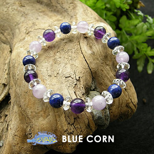 まゆ様♥️ラピスラズリ＆ラベンダーアメジストくま・ムーンストーン月天然石 楽天市場】パワーストーン ブレスレット メンズ レディース