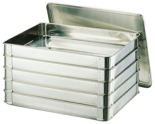 ステンレス製 システムバット特大50（蓋1枚）8枚おまけ2枚で合計10枚 楽天市場】ステンレス システムバット（餃子バット） 大50