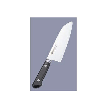 中三徳庖丁 モリブデン鋼 ミソノ ツバ付 (No.583) 16cm
