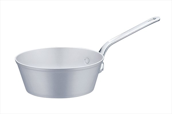 テーパー鍋アルミニウム（アルマイト加工） TKG ２１cm （ATC3321）