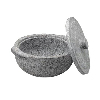 石鍋土鍋風 (蓋付) 長水遠赤 22cm