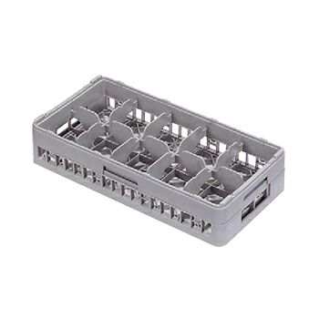 グラスラック HG-10-155 10仕切りハーフサイズBK