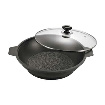 楽天市場】旧商品 長谷園 大道正男 丸耳浅型特大鍋 ON-35 8号 送料無料