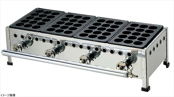 たこ焼台セット 15穴 152S 2連式 13A|スタイルキッチン