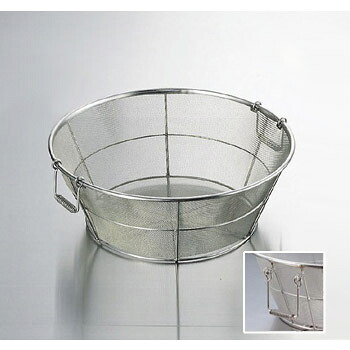 揚ザル 細目11メッシュ 手付 18-8（ステンレス） BK 55cm