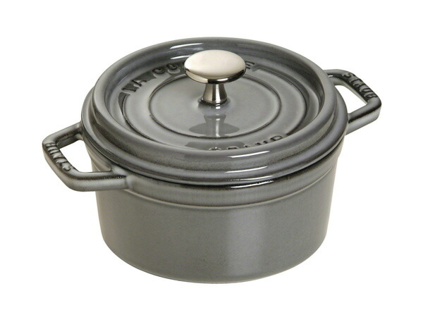 ストウブ ピコ・ココット ラウンド 16cm グレー 40509−479 ストウブ(staub)