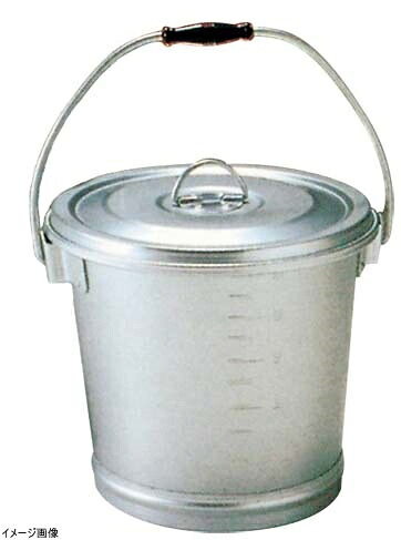 アルマイト 丸型一重 食缶 8L φ285×H195 212