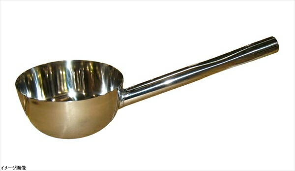 18-8 長柄付ひしゃく三角グリップ 15cm(1.15L)柄長25cm