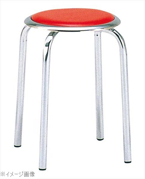 丸椅子 Ｍ－２４Ｍ（１０脚入）ブルー