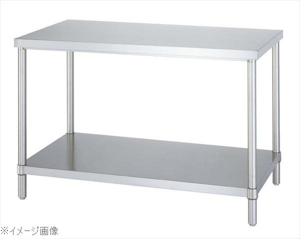 パイプ脚 作業台 ベタ棚仕様 ＷＢ&minus;１８０７５｜スタイルキッチン
