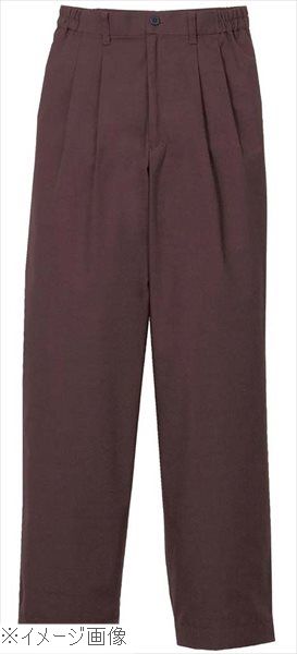 ツータックパンツ（女性用）ＫＰ００２Ｌ－６ 茶 １１号