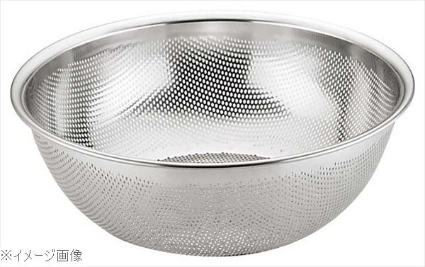 ＵＫ 18-8（ステンレス） ＨＡＣＣＰ パンチング浅型ざる ３７．５ｃｍ