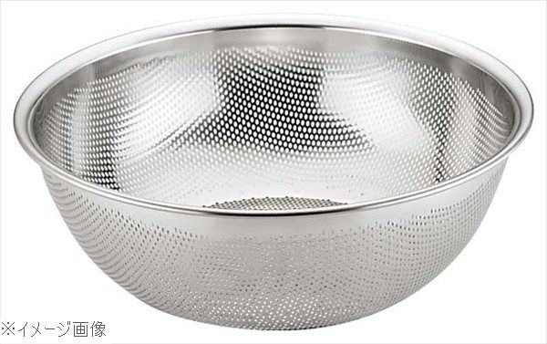 ＵＫ 18-8（ステンレス） ＨＡＣＣＰ パンチング浅型ざる ４６ｃｍ