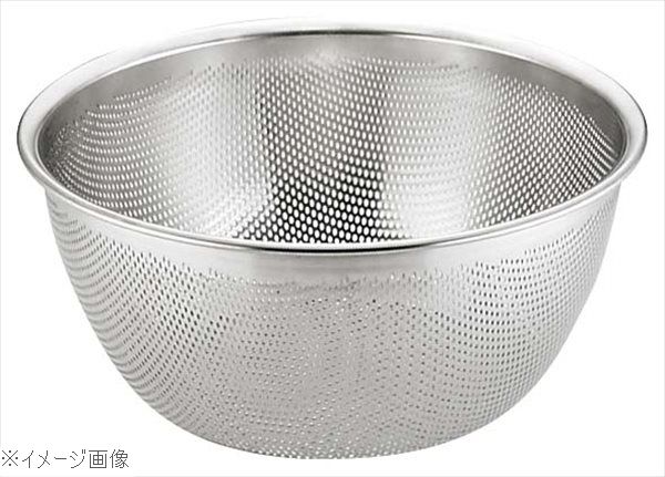 ＵＫ 18-8（ステンレス） ＨＡＣＣＰ パンチング深型ざる ３３ｃｍ