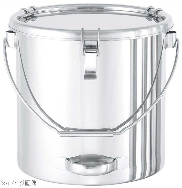 18-8(ステンレス) 下部パイプ柄取っ手付密閉容器(キャッチクリップ式)吊付 CTBD30cm|スタイルキッチン