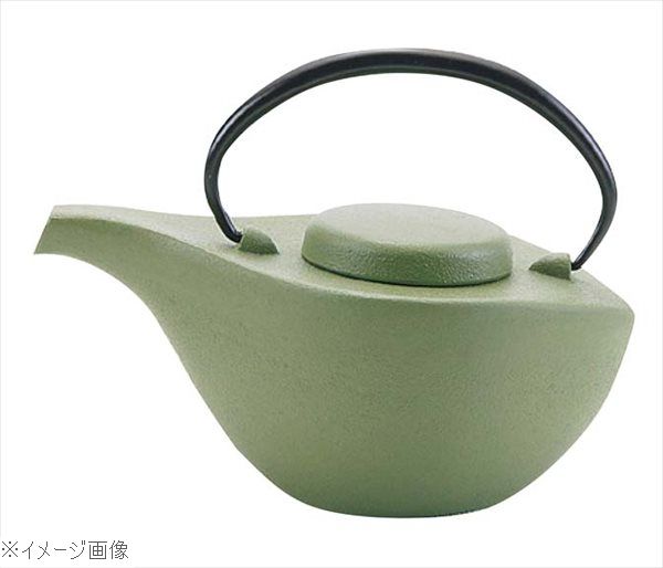 南部鉄 急須 曳舟 若草艶消 １２４７１