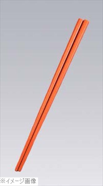 ＳＰＳカラー樹脂箸２２．６ｃｍ 四角（１００膳入）すべり止め付 明茶