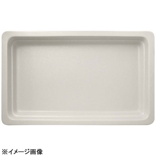 ラックポーセレンガストロノームパン角型深1/1スノーホワイト