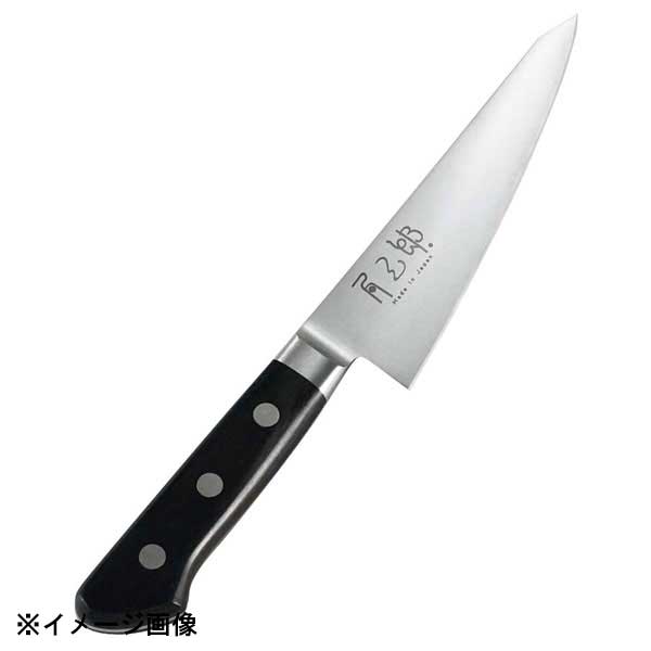 角三郎 ハイカーボン10A ツバ付パッカー柄 骨スキ角 15cm
