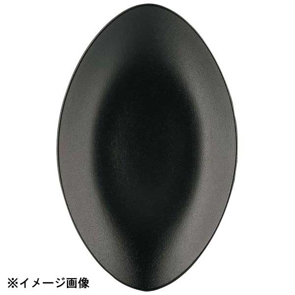 レヴォル バサルト エキノクス オーバルプレート 35cm ブラック 649554｜スタイルキッチン