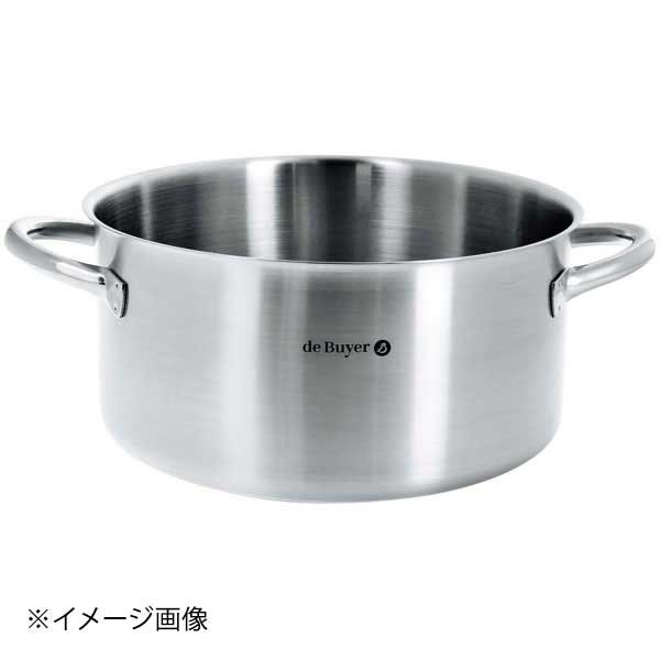デバイヤー イノックス 三重底 半寸胴鍋(蓋無)3505-45