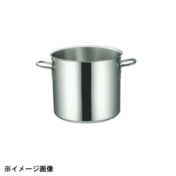 本間製作所 IHマエストロ 3層鋼クラッド寸胴鍋 39cm(42.0L) 本体 012275