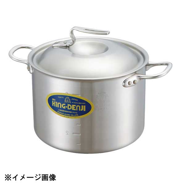 中尾アルミ製作所 ニューキングデンジ 半寸胴鍋 18cm(3.3L) 350114｜スタイルキッチン
