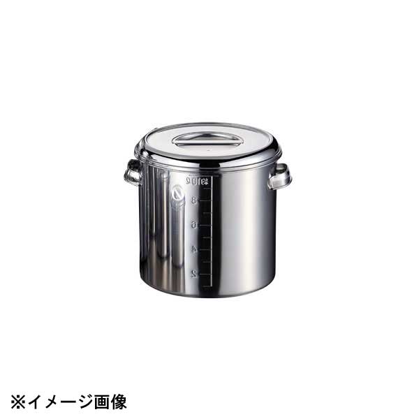 赤川器物製作所 AG 18-8深型キッチンポット(目盛無) 33cm(26.0L) 015303