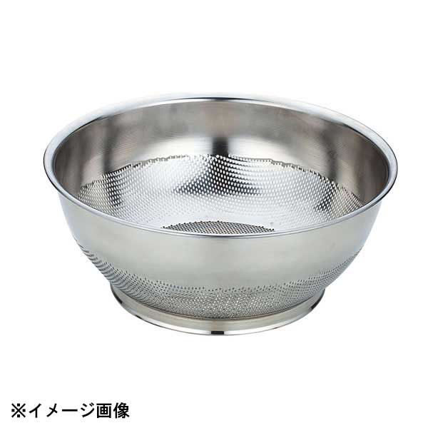 三宝産業 UK18-8パンチング 巾広浅型ザル 37.5cm 609204|スタイルキッチン
