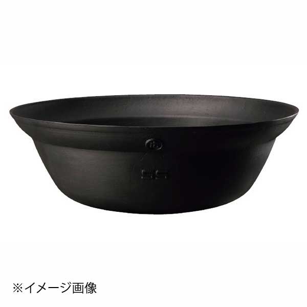 鉄鋳物 丸底平釜 120cm