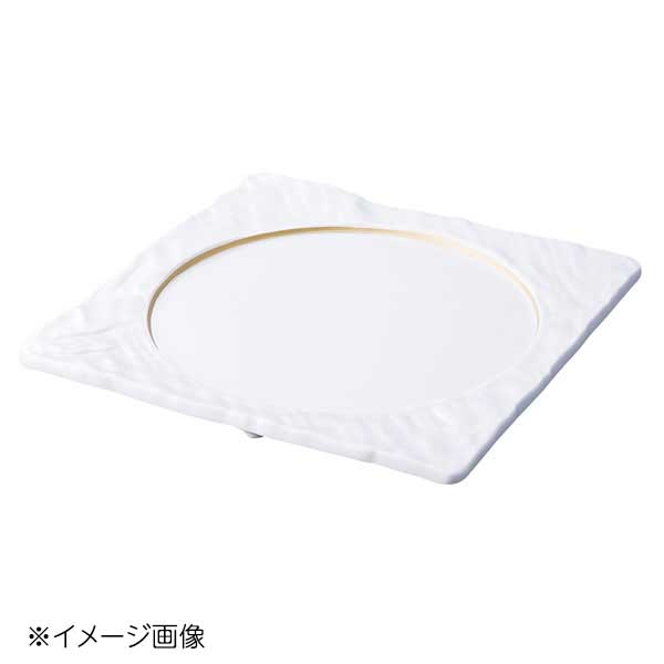 桐井陶器 モデルノ MODERNO 石割金彩 正角8.5寸皿 286-22