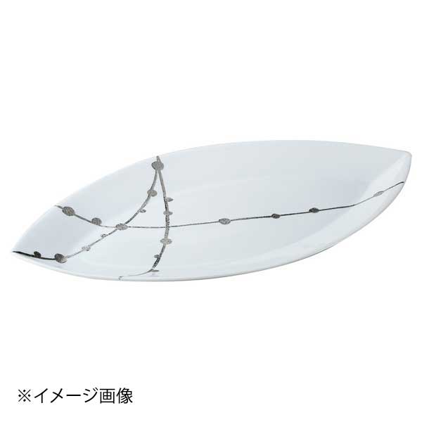 錦白プラチナ玉すだれリーフ40cm皿(有田焼)｜スタイルキッチン