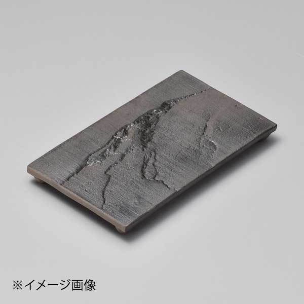 黒雲海四つ足10.0長角皿 4,920円