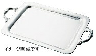 ＳＷ18-8 プレーン角盆 ２４インチ （手付）
