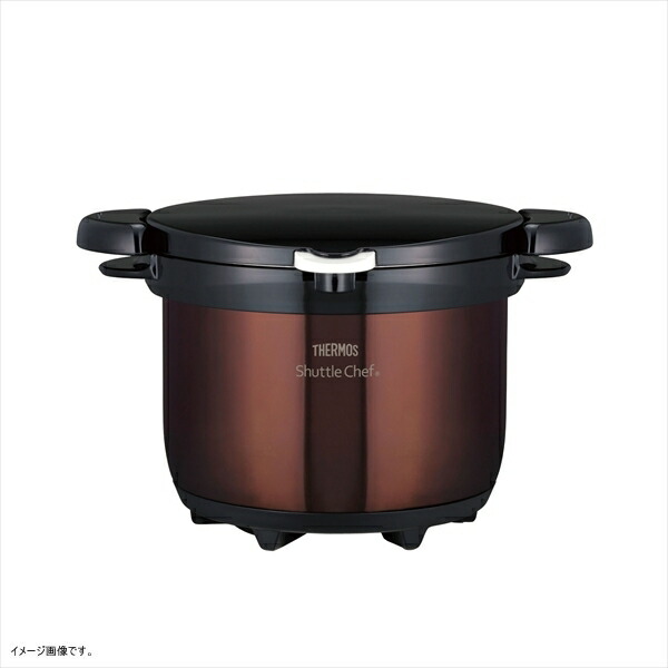 サーモス 真空保温調理器 シャトルシェフ 3.0L クリアブラウン KBG-3000 CBW