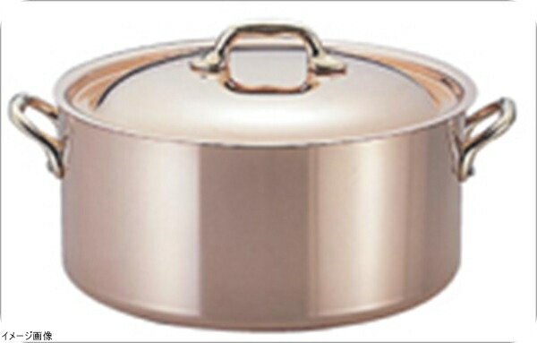 楽天市場】モービルカパーイノックス半寸胴鍋（蓋付）6522．20