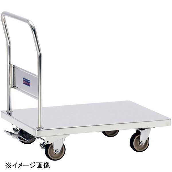 フットブレーキ付オールステンレス台車 NW-9060D-FB