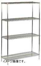 スチールラック本体 TKG ワイヤーシェルフセット S2460C×P54C×5段（HWI07215）9-1192-0204 キッチン、台所用品 TKG ワイヤーシェルフセット S2460C×P54C×5段( キッチン