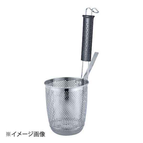 三宝産業株式会社 UK18-8パンチングシリコン柄 丸底うどんてぼ L 09253043