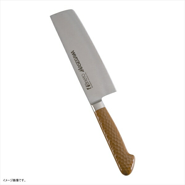 ハセガワ 抗菌カラー庖丁 菜切 16cm ブラウン MNK-16