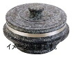 長水 石焼釜 補強付(フタ付き) YS-0218A 18cm|スタイルキッチン