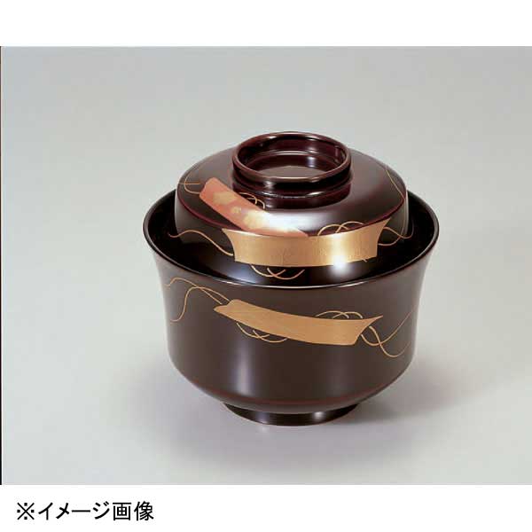 若泉漆器 3.5寸京型吸椀 溜松竹梅短冊 本漆塗 手描磨蒔絵 1-195-3 13,794円