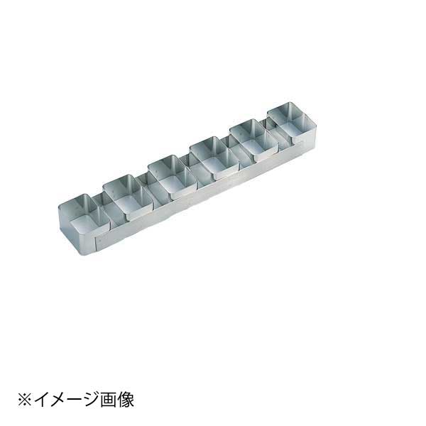 ホワイトサム 18-8ケーキリング 長方型 6連｜スタイルキッチン