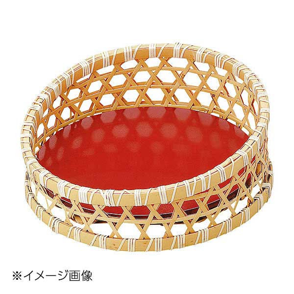 ヤマコー 用美 竹・山波盛器(塗板付) 23348