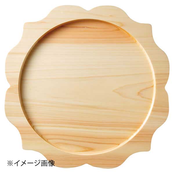 ヤマコー 用美 ひのきくり抜き料理トレーA 38178